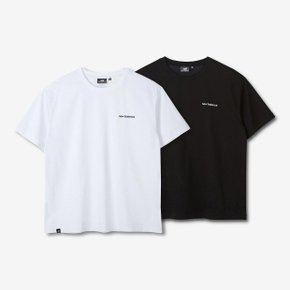 뉴발란스반팔티 BQC NBNED2A063-99 UNI FROZEN 레이어드 2PACK (COOL COTTON)