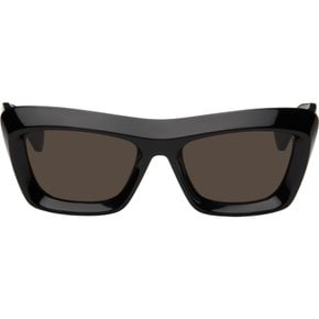 블랙 캣아이 선글라스 BV1283S-001 BLACK-BLACK-BROWN