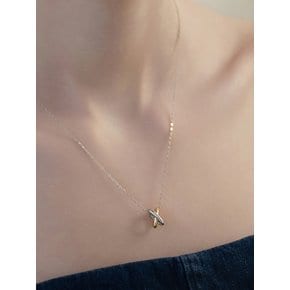 (실버925) 인터섹트 포인트 팬던트 목걸이 NZ2472