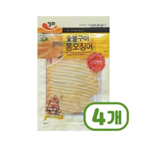 정화 숯불구이 통오징어 간편안주간식 35g x 4개