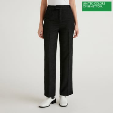 베네통 Corduroy semi-wide pants 2F_48TFDF02B_100