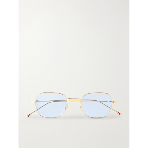 렉탱귤러 골드톤 선글라스 46376663163121218