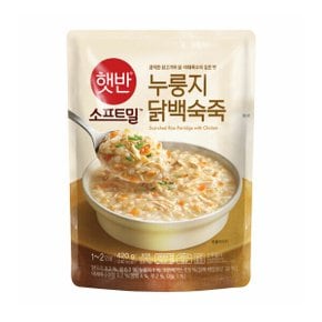 햇반 소프트밀 누룽지닭백숙죽 420g x 21팩