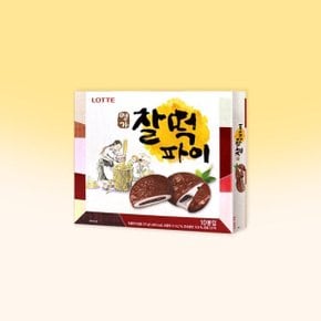 롯데제과 명가 찰떡파이 350g / 간식 과자