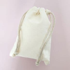 다용도 스트링 캔버스 파우치 10x15cm X ( 5매입 )