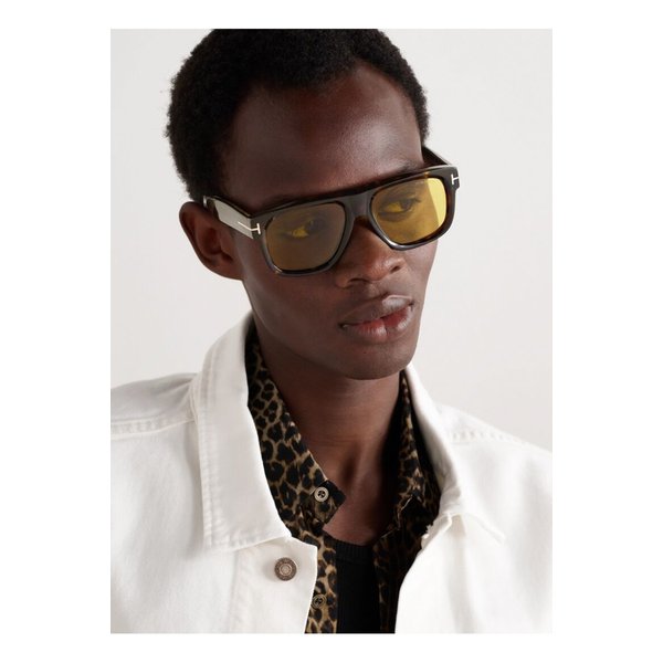 아이콘 스퀘어 프레임 톨토이즈쉘 선글라스 46376663162898874