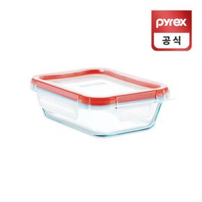 코렐 파이렉스 사각 프레쉬락 4면 밀폐용기 473ml