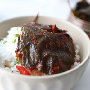 양념깻잎 500g 절임 등 젓갈 반찬