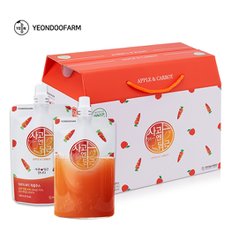 [연두] 사과엔당근 국산 착즙주스 100ml*40팩