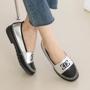 kami et muse Embroidery stitch loafers_KM24s036