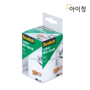 3M 매직테이프 리필 810R-6 (12mmx18M) 세이빙 팩 20%