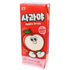 유업 남양 사과야 190ml x 24팩 팩음료 음료수