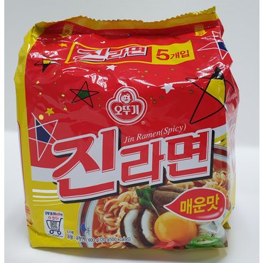 오뚜기 진라면 매운맛(120gx5개입)