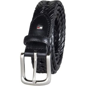 영국 타미힐피거 머플러 Tommy Hilfiger Men`s Braided Belt Black Medium 1585572