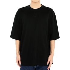 24 S/S 남성 자수 로고 라운드 반팔(블랙) W241TS10714B