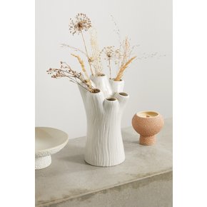 Net Sustain Glazed Ceramic Vase 베이지 43769801097640755