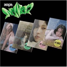 개봉앨범 포토카드 없음 / 에스파(aespa) - 미니3집 MY WORLD (Intro Ver.) 4종 세트 무료배송