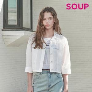 SOUP 스트링 칼라 셔츠 SA4LS90SG