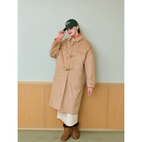 OVERSIZED DUFFLE COAT [CAMEL]