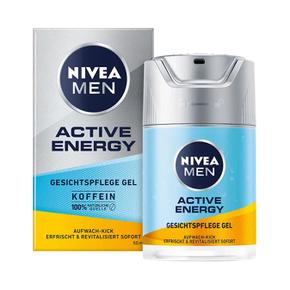 [해외직구] 독일직구 Nivea 니베아 남성용 액티브 에너지 페이스 케어 젤 50ml 2팩