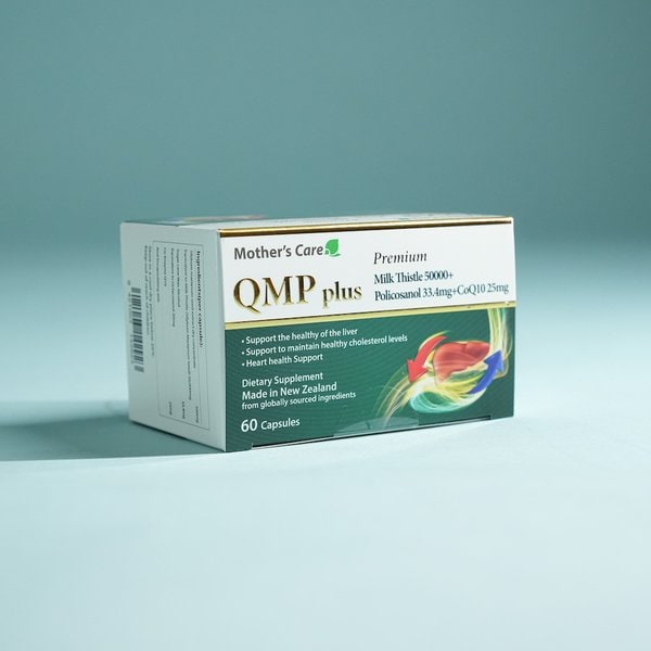 마더스케어 QMP 플러스 밀크씨슬 50000 폴리코사놀 33.4mg 코큐텐 25mg 60캡슐