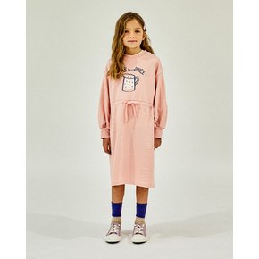 [아뚜아]피크닉 데이 밀크 스트링 드레스 핑크