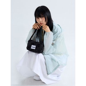 HEART MINI POUCH SHOULDER BAG BLACK