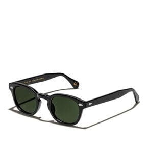 [해외배송] 모스콧 아세테이트 라운드 키홀 브리지 선글라스 LEMTOSH SUN BLACK G15 LENSES 46
