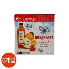 YARRA VALLEY 야라 밸리 브랙퍼스트 주스 1L x 6개