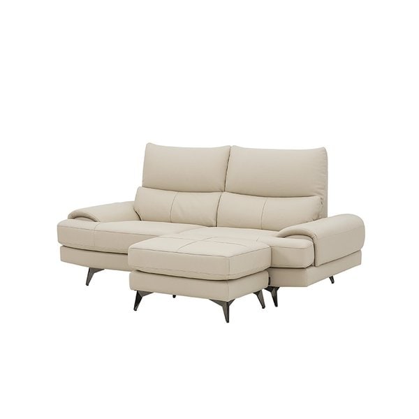 벤스 3인 소파 카우치형_라이트그레이