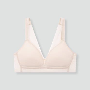 JAJU 25 S/S   여 메쉬 노라인 크롭브라  J405201008