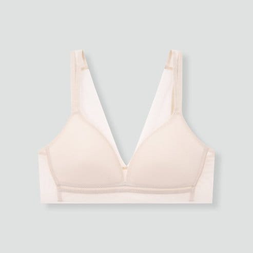JAJU 25 S/S   여 메쉬 노라인 크롭브라  J405201008