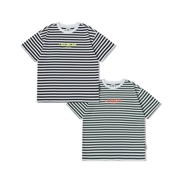 라이프워크 키즈) 스트라이프 발포 반팔 티셔츠 LK252TS511