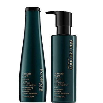  슈에무라 얼티메이트 리셋 샴푸 300ml 앤 컨디셔너 250ml 2개 세트 Shu Uemura