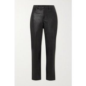 Faux Stretch-leather Skinny Pants 블랙 45666037505010463