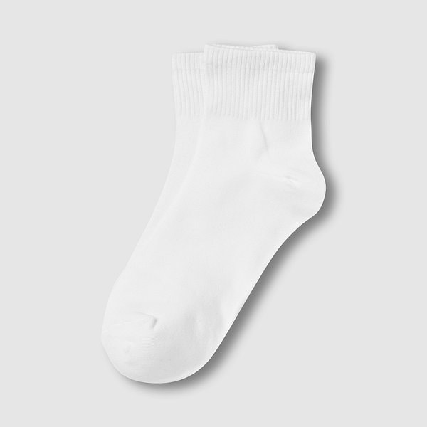 여 코튼 립 중목 양말 5족 J146903203001