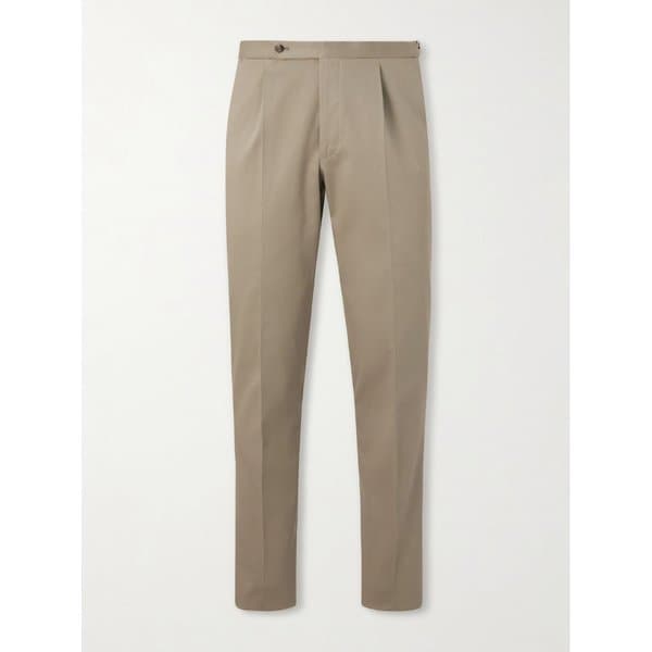 드 페트릴로 스트레이트 레그 코튼 블렌드 트윌 팬츠 46376663163094033