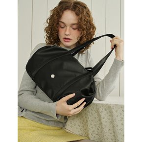Aurora Shirring Duffle Bag_Black