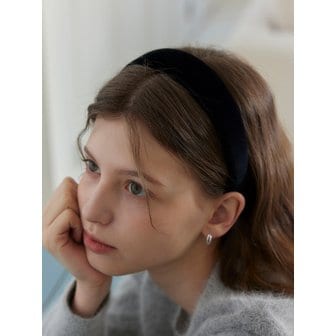 무르무르 [스왈진주귀걸이 증정]Velvet plain hairband