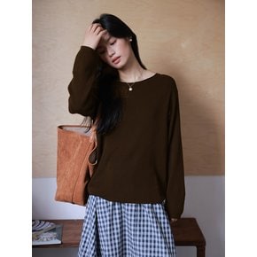 LS_Loose simple knitted top_4color