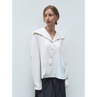 모한 RTF SILKY HIGH NECK BLOUSE_2COLORS