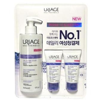  유리아쥬 여성청결제 진피 Y존케어 여성질세정제 500ml+50ml+50ml 코스트코