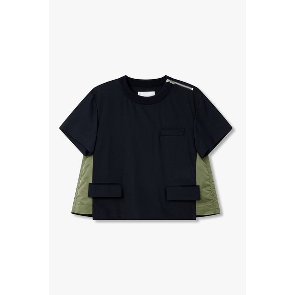 [CLASSICS]여성 백 플리츠 슈팅 풀오버 6416120100000