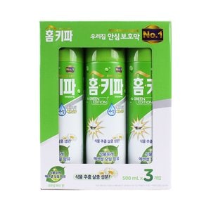 홈키파 에어졸 그린에디션 500ml 3입