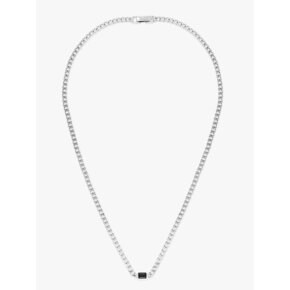 SILVER925 STONE CHAIN 목걸이 [BLACK]