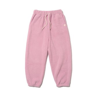 로아드로아 코지베어 뽀글이 플리스 조거 팬츠 (핑크)