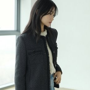 [정상가 178,000원] 에디션S 트위드 자켓 KZJK2E01