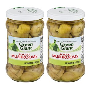 그레이트밸류 자른 버슷 Green Giant Sliced Mushrooms 170g 2개