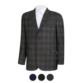 남성 중년 국내제작 간절기 타탄체크 클래식 콤비자켓 SM-COA-74170-7,8,9
