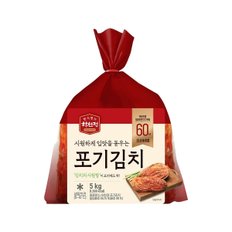 하선정 국산 포기김치 5kg x1개